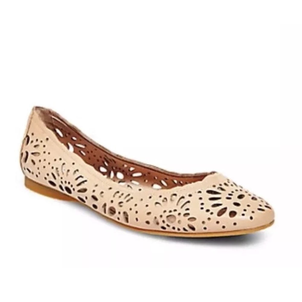 Steve Madden Amylynn Nude Perforated Flats